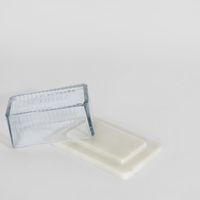 Franche  Butter Dish Marble White