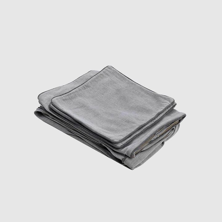Slip Cover Only - Byron Hamptons 3 Seat Sofa Pebble Grey