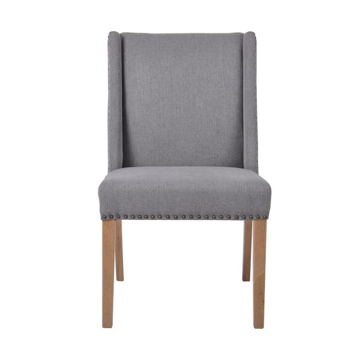 Ithaca Grey Dining Chair W/Studs