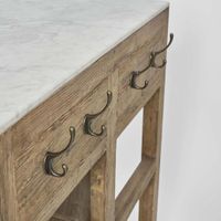Denver Kitchen Island White