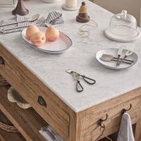 Denver Kitchen Island White