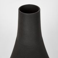 Verne 3D Vase LGE Black