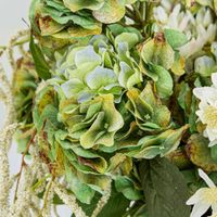 Real Touch Hydrangea 64cm Green