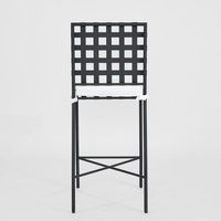 Sheffield Bar Stool Outdoor with White Cushion