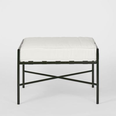 Sheffield Ottoman Outdoor White Cushion