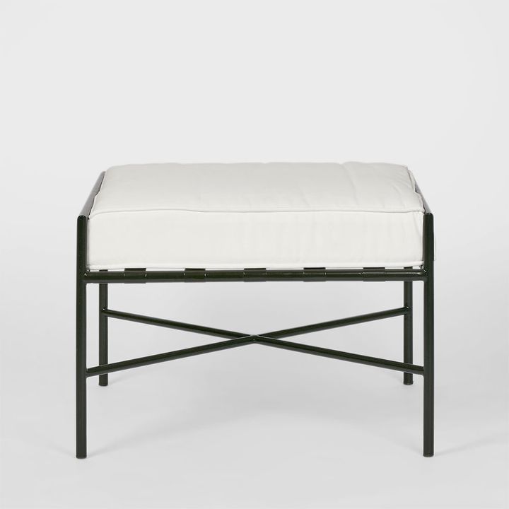 Sheffield Ottoman Outdoor White Cushion