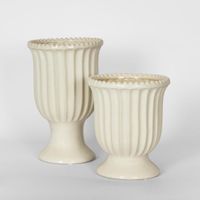 Lexi Urn White Tall.