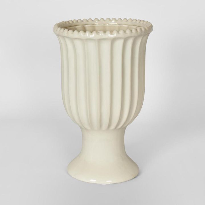 Lexi Urn White Tall.