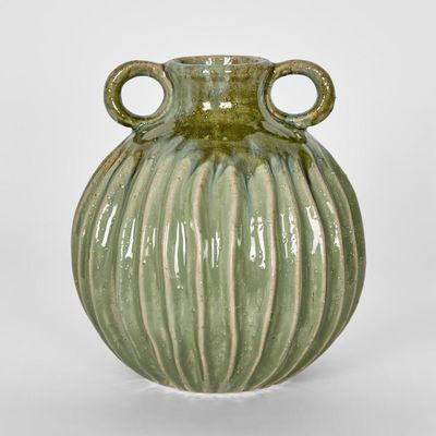 Lexi Vase Green Medium