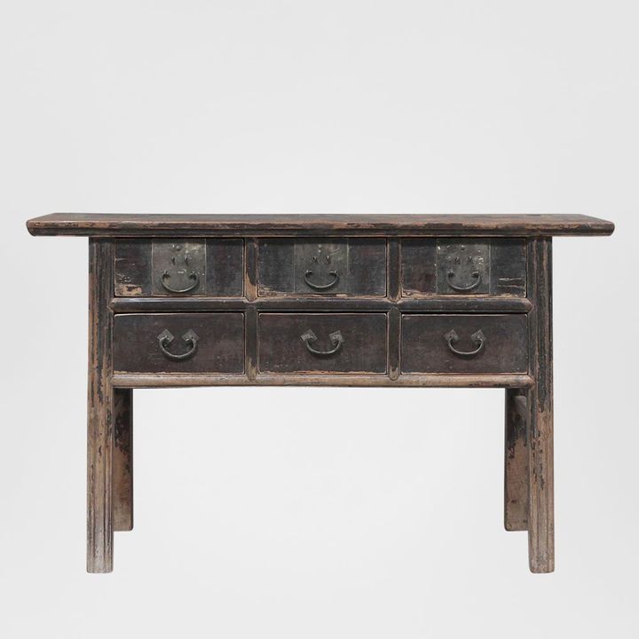 Shanxi 240cm Console Table with Drawers 150 Years Old