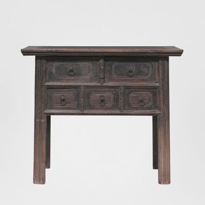 Shanxi 97cm Table with Drawers 150 Years Old