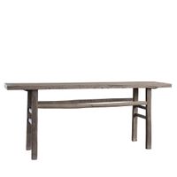 120 Years Old Elm Wood Console No. 8
