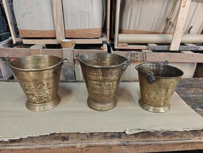 Decorative Brass Bucket