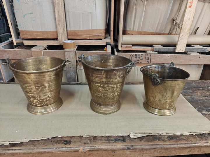Decorative Brass Bucket