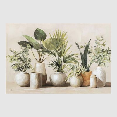 Earthen Greens Wall Art 122.5 x 80.5cm.