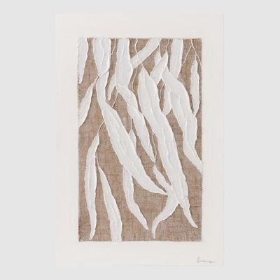 Linen Botanica B Wall Art 82.5 x 122.5cm.
