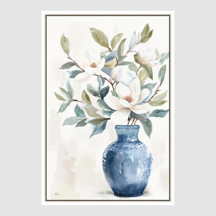 Magnolia Serenity B Wall Art 82.5 x 122.5cm.