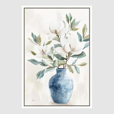 Magnolia Serenity A Wall Art 82.5 x 122.5cm.