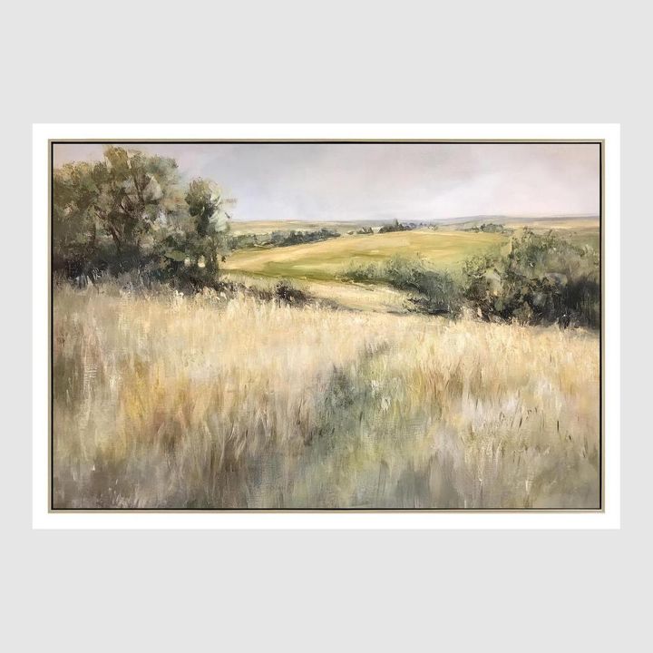 Golden Horizon A Wall Art 122.5 x 82.5cm.