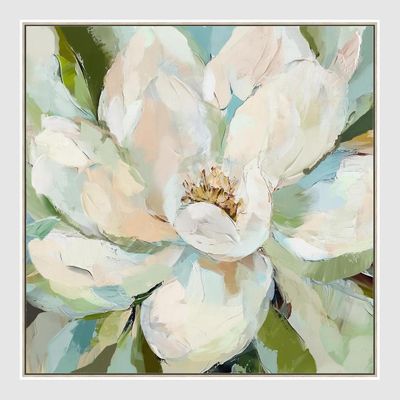 Radiant Bloom Wall Art 52.5 x 52.5cm.