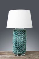 Wynberg Ceramic Table Lamp Base Turquoise