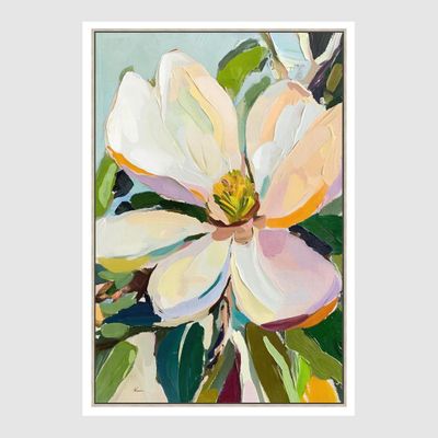 Golden Bloom B Wall Art 42.5 x 62.5cm.