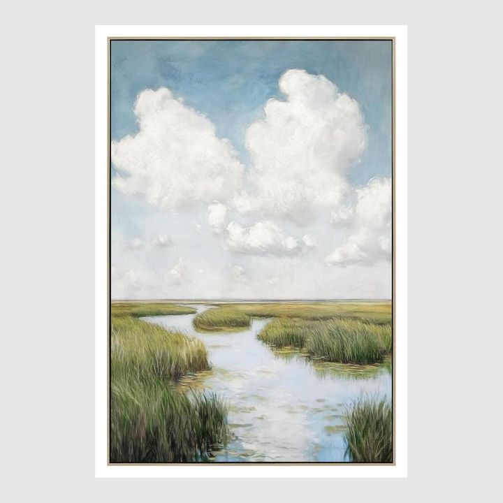 Still Horizons Wall Art 82.5 x 122.5cm.