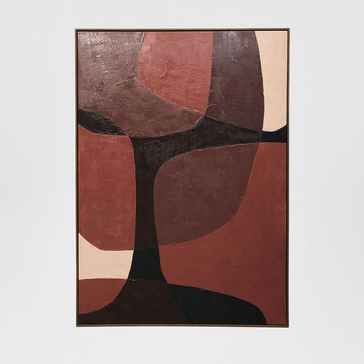 Modern Bloom Canvas Wall Art 100x140cm.