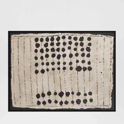 Dot Rhythm Canvas Wall Art 160x120cm.