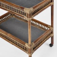 Rattan Bar Cart