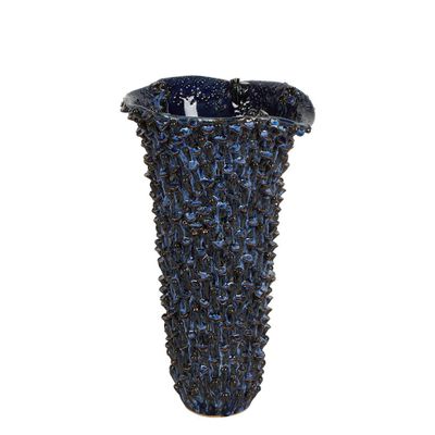 Osprey Coral Ceramic Vase Blue