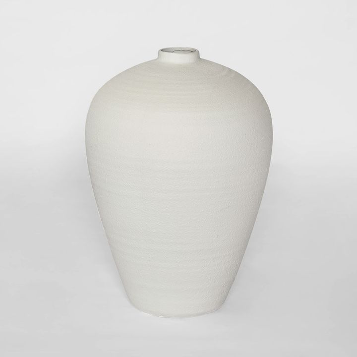 Laila  Vase White