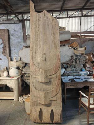 Decorative Wooden Naga Panel