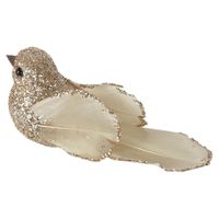 24505666 Box of 4 Champagne Clip on Birds