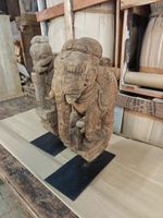 Decorative Wooden Elephant on Stand
