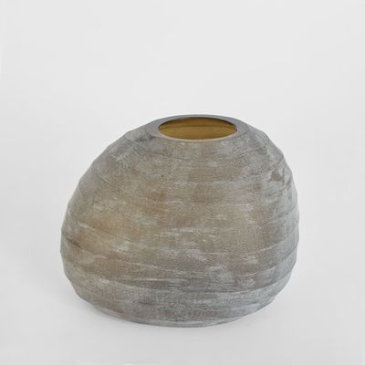 Nira Black Vessel Mouth Blown