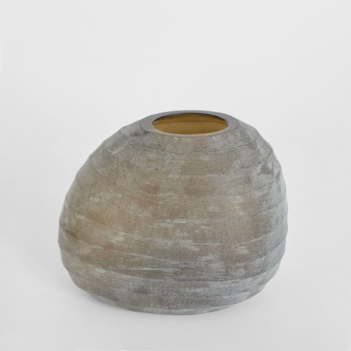 Nira Black Vessel Mouth Blown