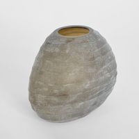 Nira Black Vessel Mouth Blown