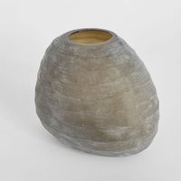 Nira Black Vessel Mouth Blown