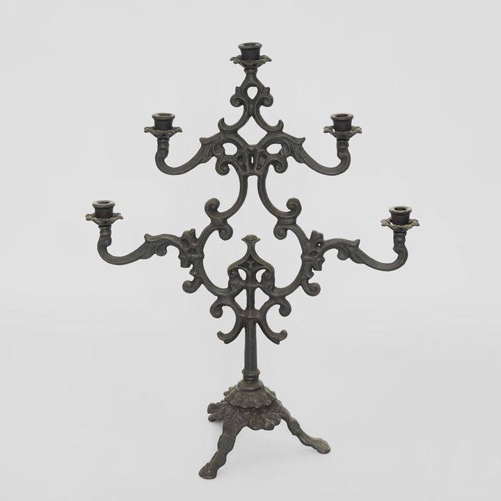 Sophia Cast Iron Candle Holder