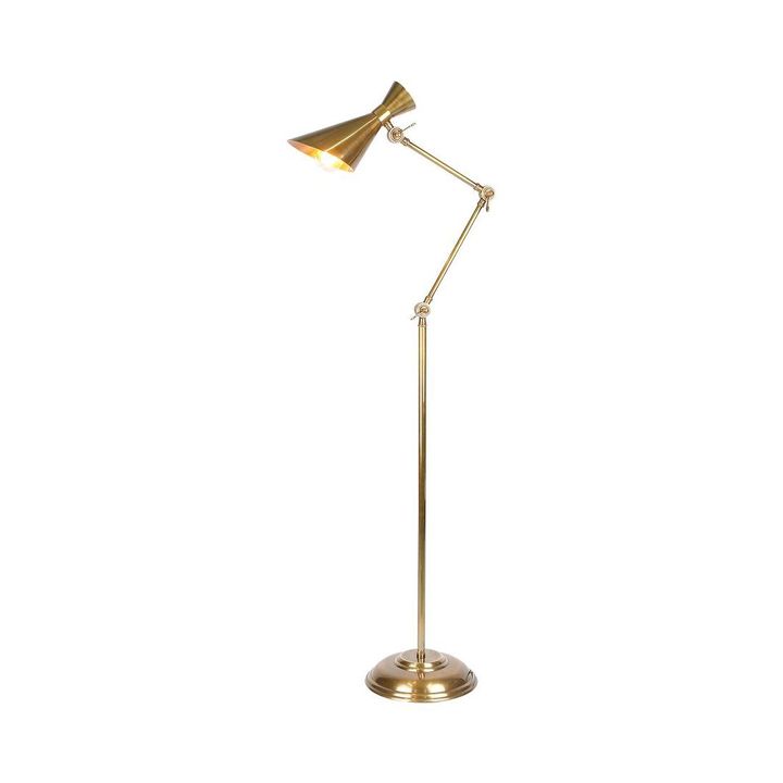 Grasshopper Floor Lamp Antique Brass