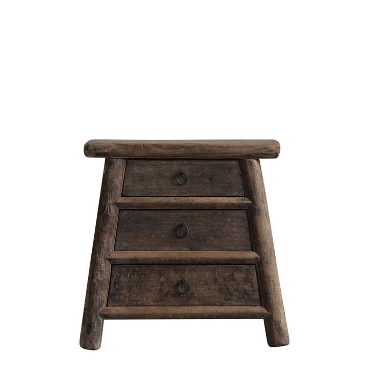 Shanxi 130 Year Old Elm 3 Drawers Sideboard 7900722
