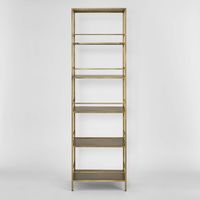Burnley Shelf 5 Tier Brass