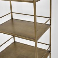Burnley Shelf 5 Tier Brass