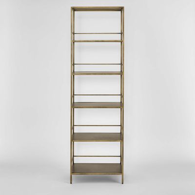 Burnley Shelf 5 Tier Brass