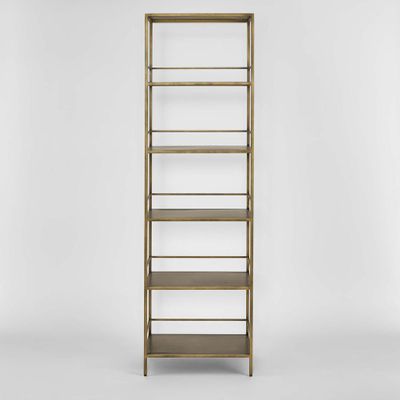 Burnley Shelf 5 Tier Brass