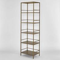 Burnley Shelf 5 Tier Brass