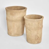 Antigua Planter Set of 2 Light Terracotta