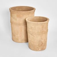Antigua Planter Set of 2 Light Terracotta