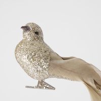 Attaz Clip on Bird Set of 3 Champagne